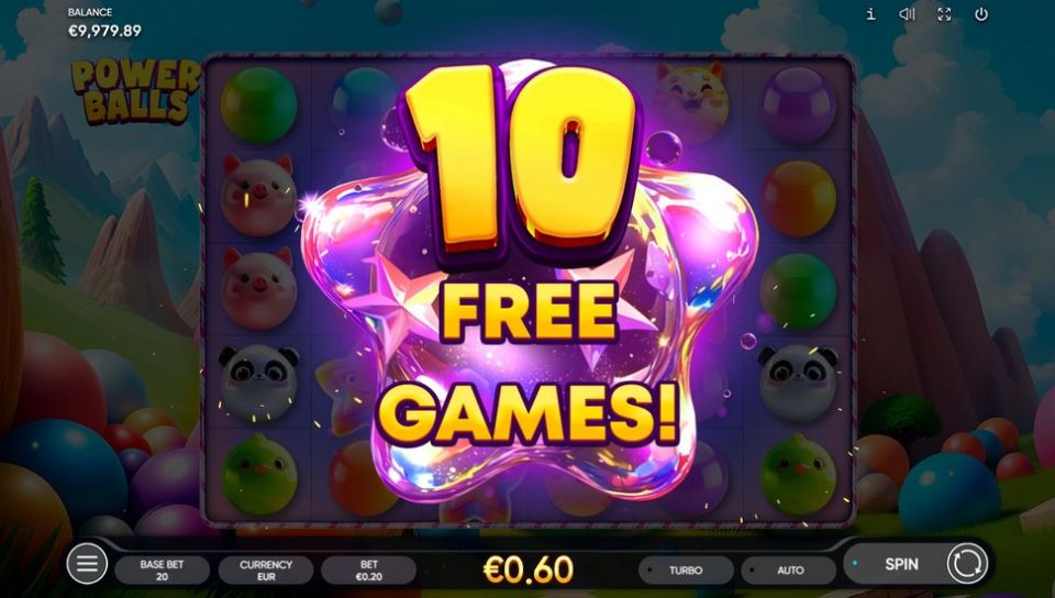 Power Balls slot Free Spins