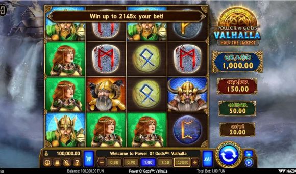 Power of Gods Valhalla Hold the Jackpot