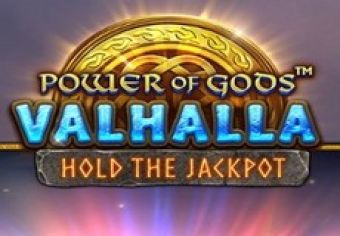 Power of Gods Valhalla Hold the Jackpot logo