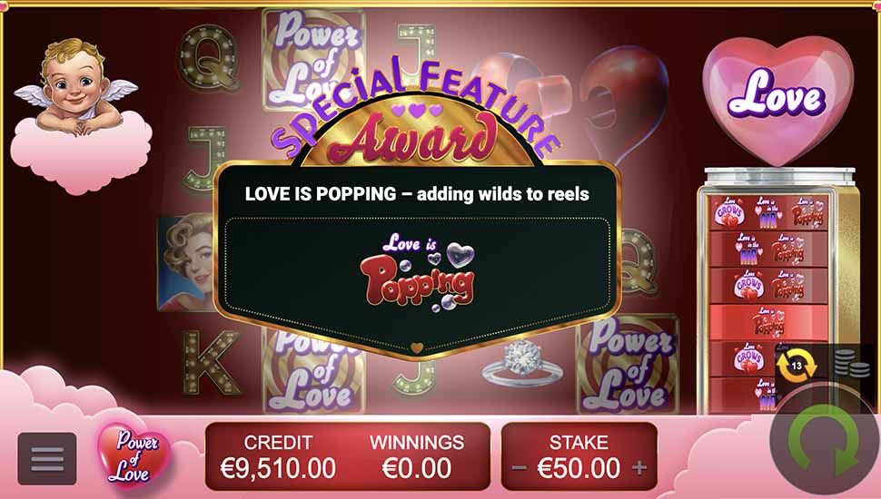 Power of Love slot Love Grows - Reel Expansion Feature