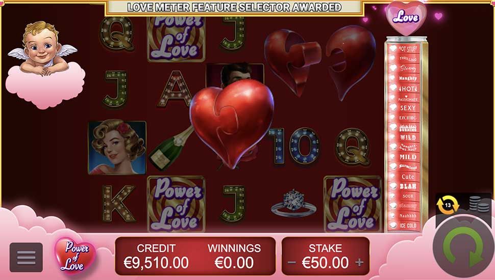 Power of Love slot Test Your Love Persistence Meter