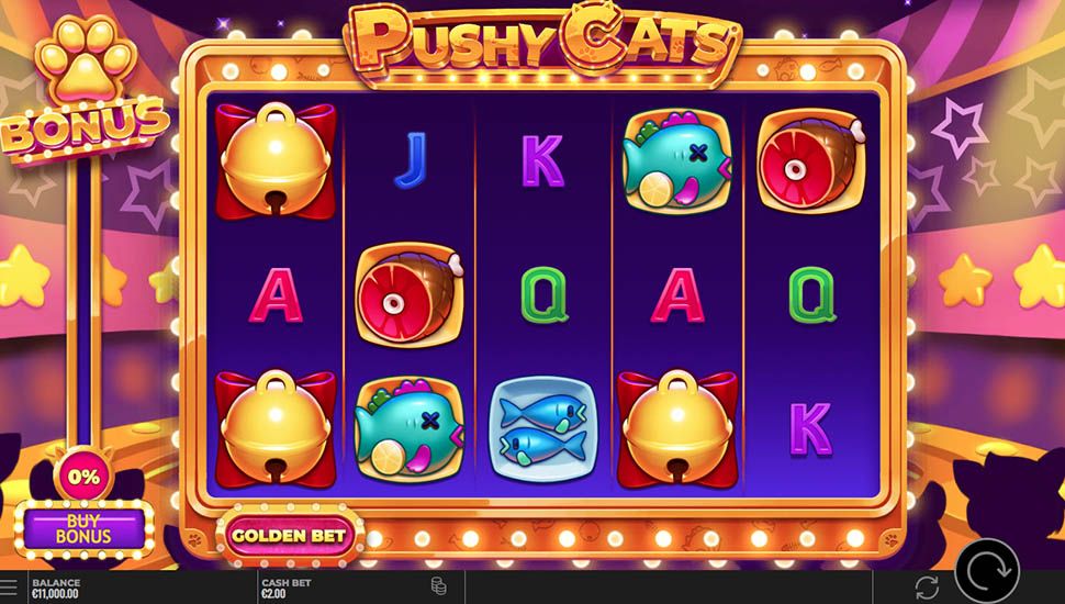 Pushy Cats slot preview