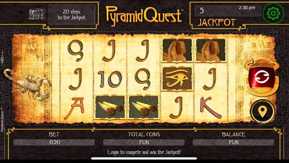 Pyramid quest slot mobile