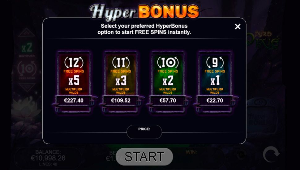 Pyro pixie slot - Hyper Bet