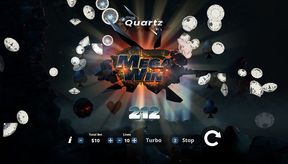 Quartz Sio2 slot - mega win