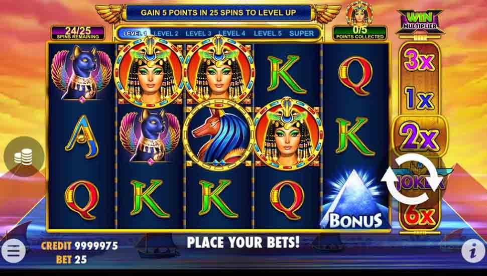 Queen of Gold slot mobile