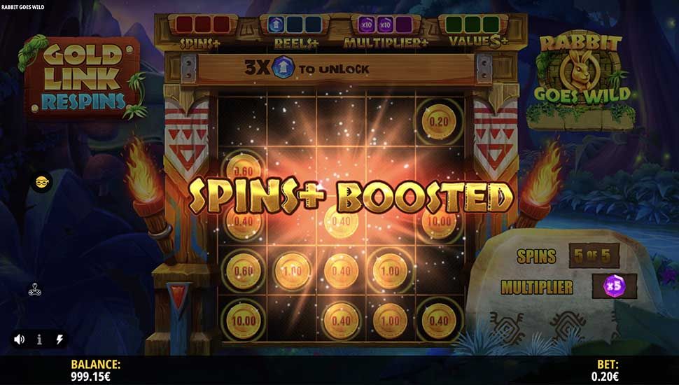 Rabbit Goes Wild slot Spins Boosted