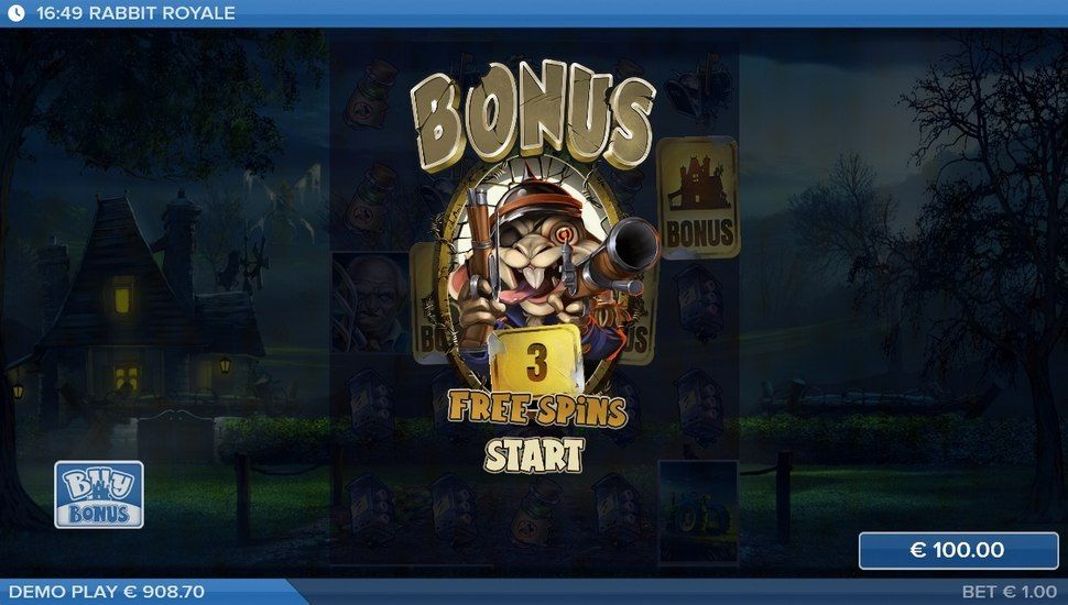 Rabbit royale slot bonus game