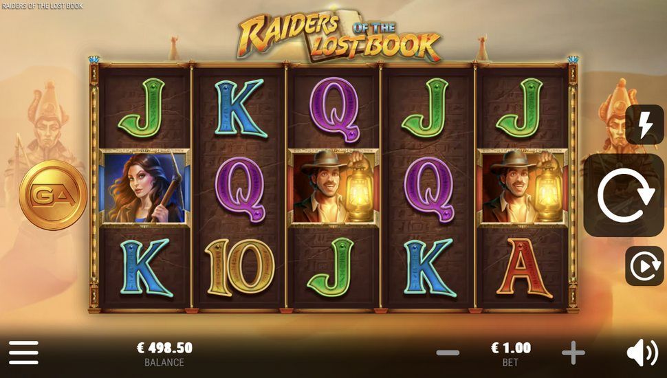 Raiders of the Lost Book slot mobile