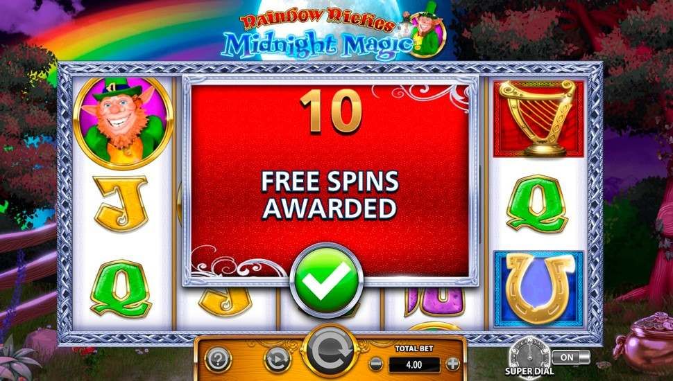 Rainbow riches midnight magic slot - free spins