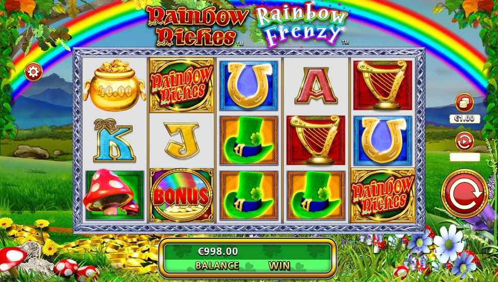 Rainbow Riches Rainbow Frenzy slot gameplay