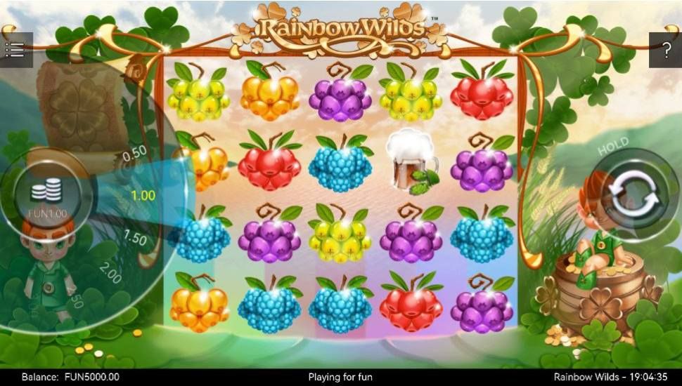 Rainbow Wilds slot mobile