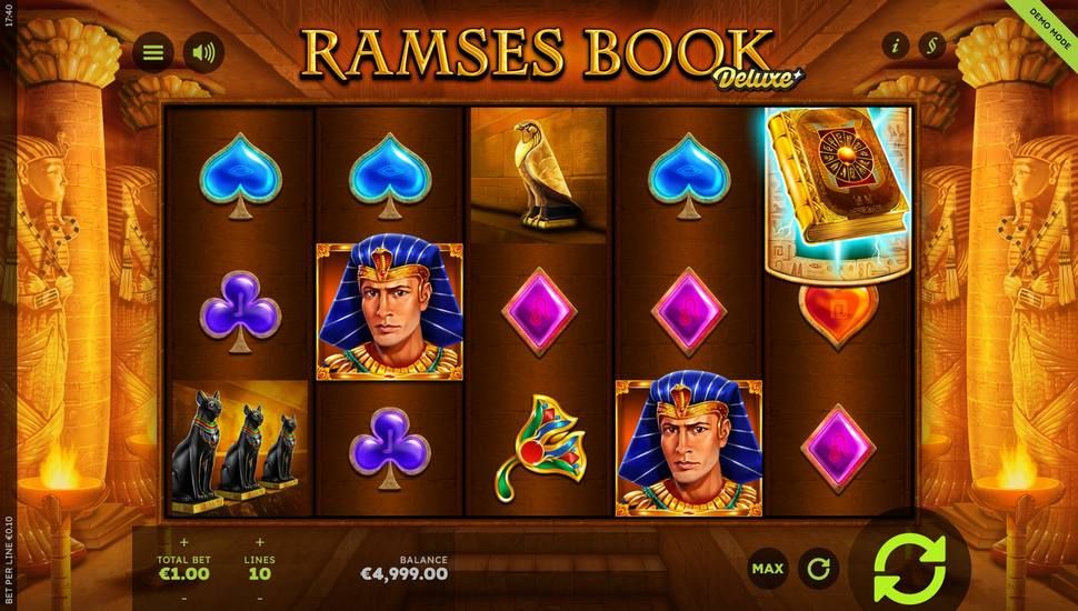 Ramses Book Deluxe slot gameplay