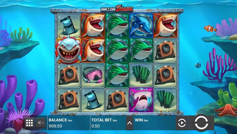 Razor Shark slot gameplay