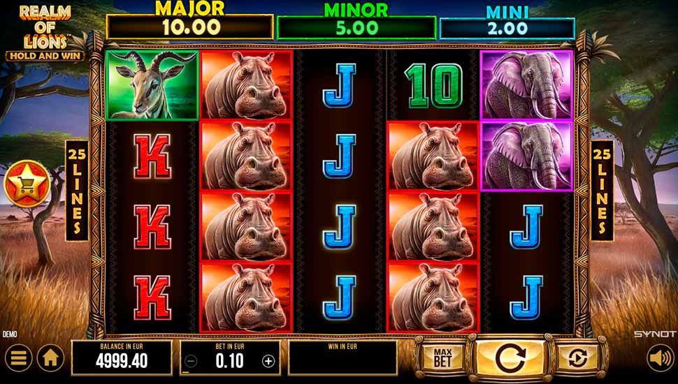 Realm of Lions Slot gameplay