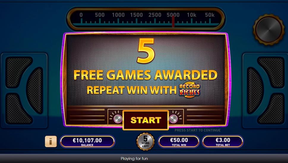 Record riches slot - free spins