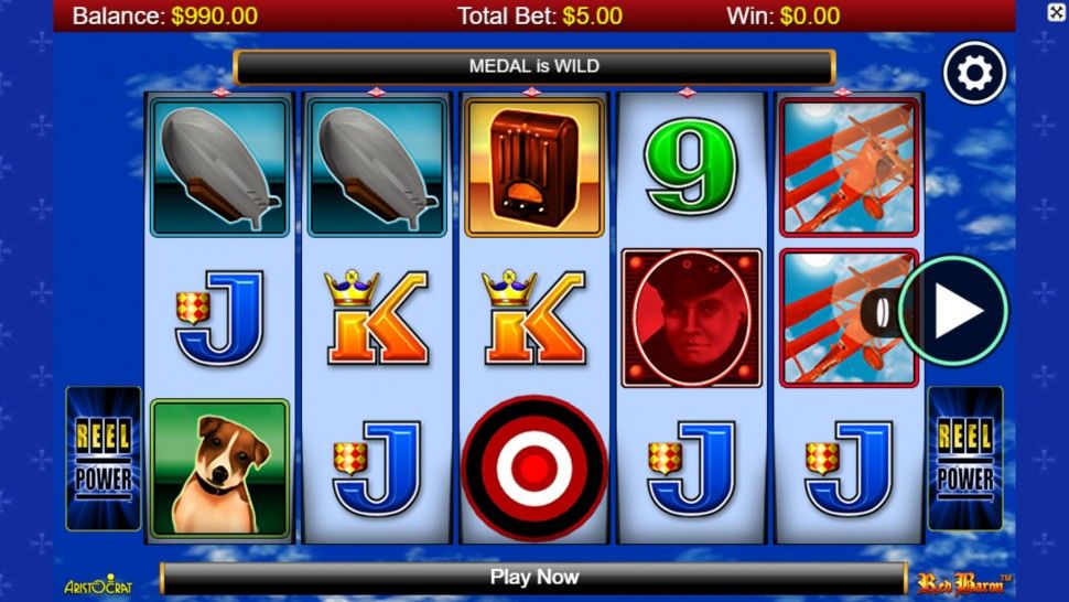 Red Baron Online Slot by Aristocrat preview