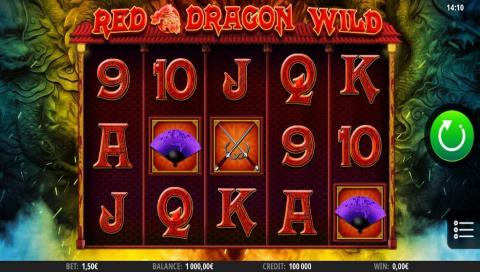 Red dragon wild slot mobile