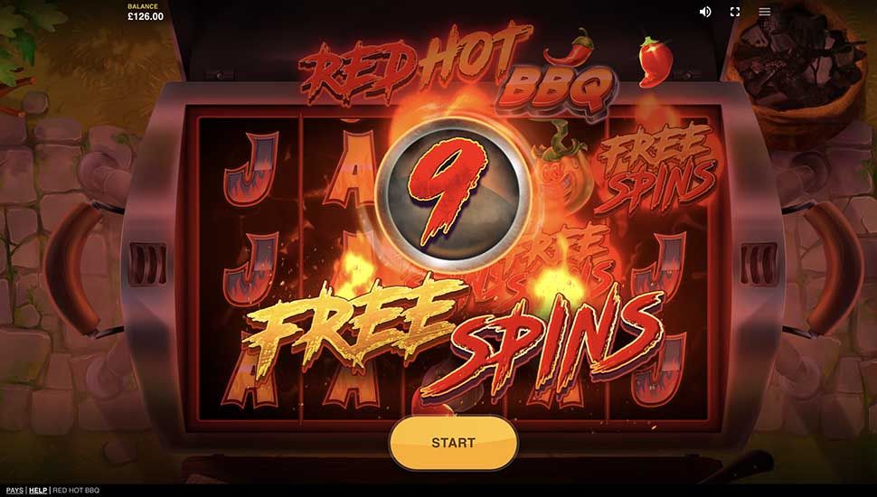 Red Hot BBQ slot free spins