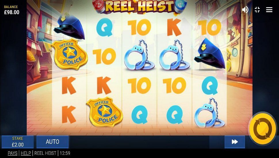 Reel Heist Slot Mobile