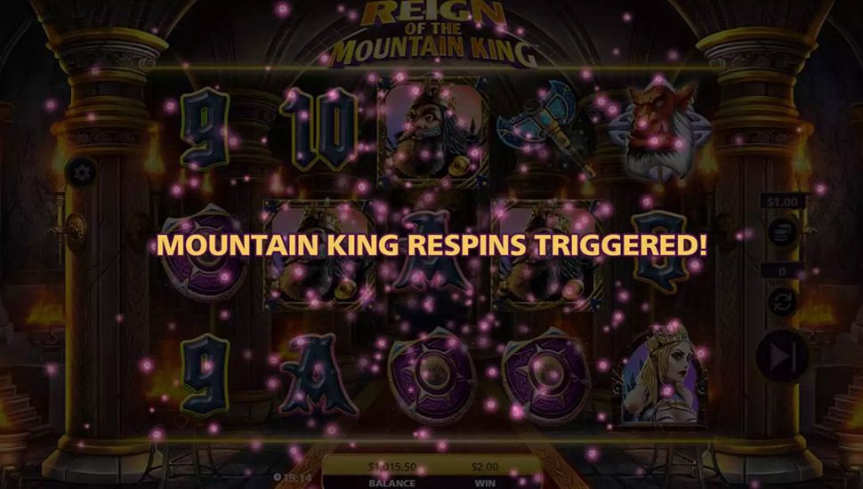 Reign of the Mountain King slot machine