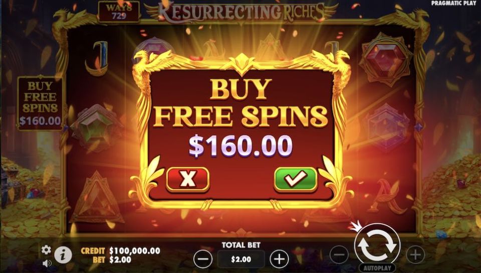 Resurrecting Riches slot Bonus Buy