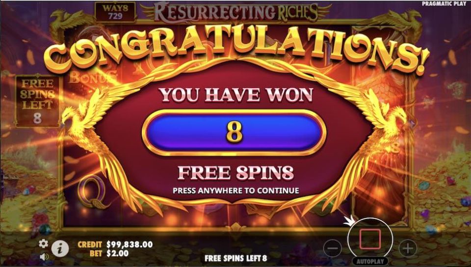 Resurrecting Riches slot Free Spins