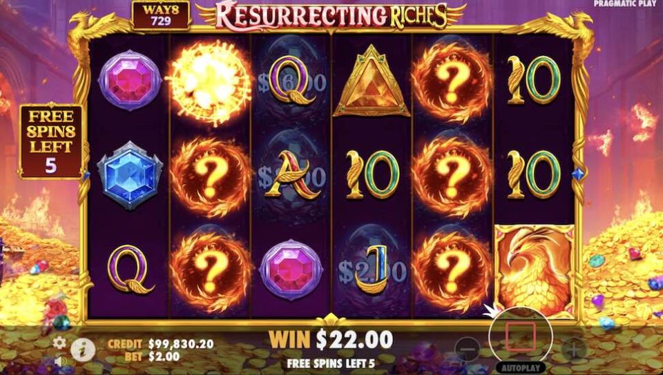 Resurrecting Riches slot Mystery Symbol