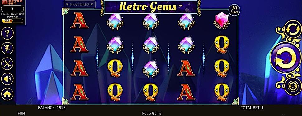 Retro Gems slot mobile