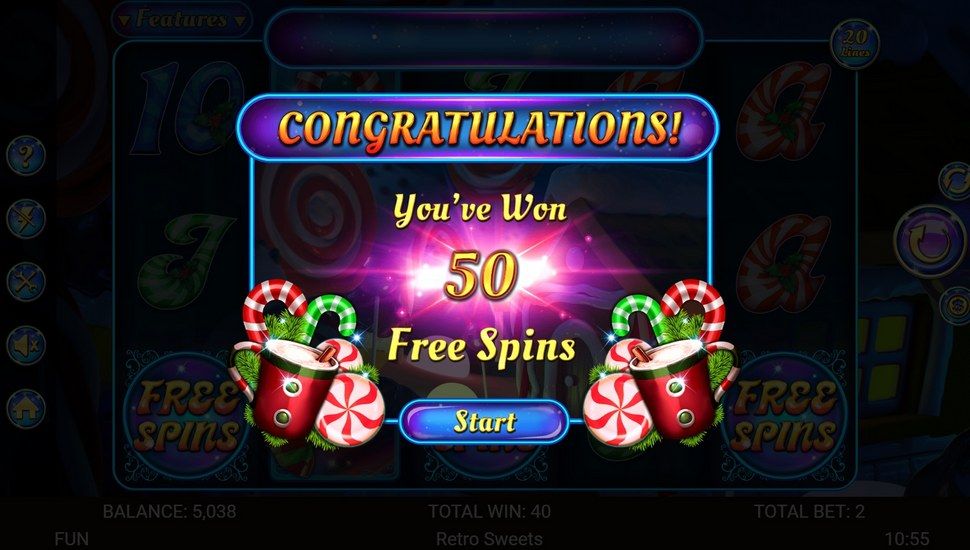 Retro Sweets slot Free spins