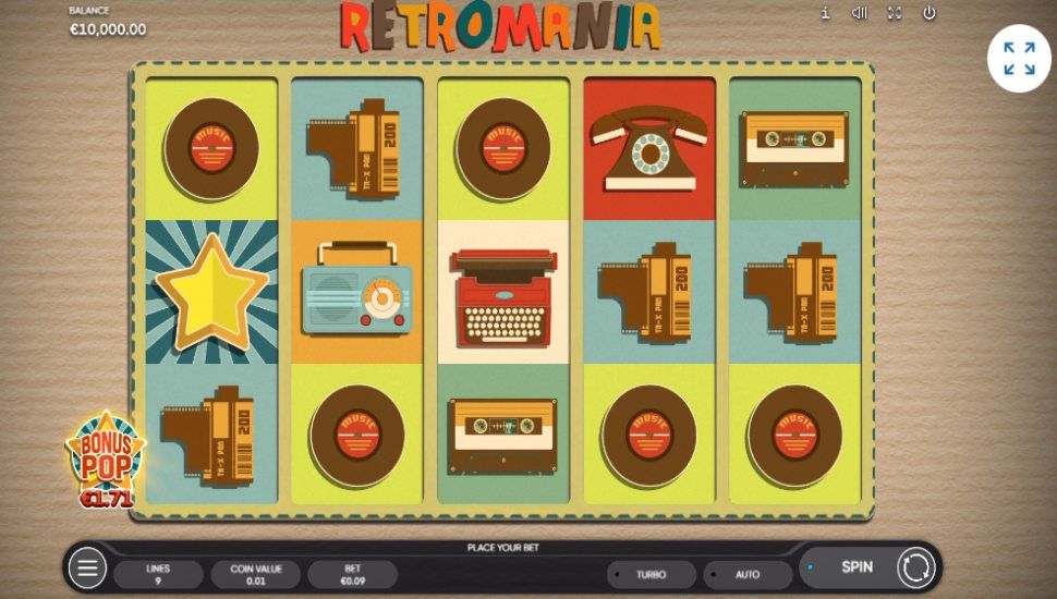 Retromania Slot - Review, Free & Demo Play preview