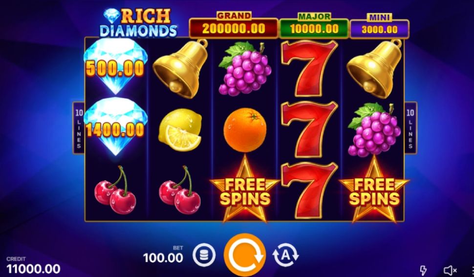 Rich Diamonds: Hold and Win