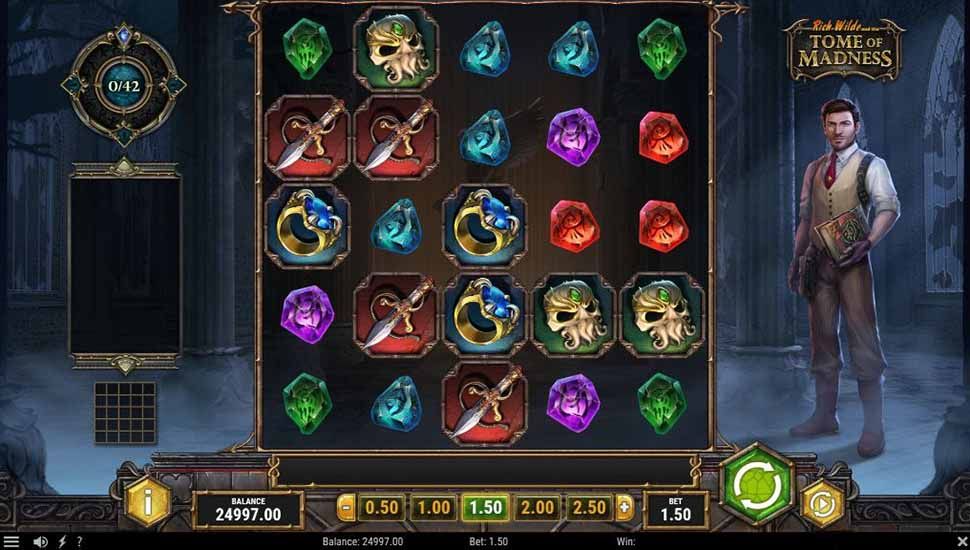 Rich Wilde and the Tome of Madness slot mobile