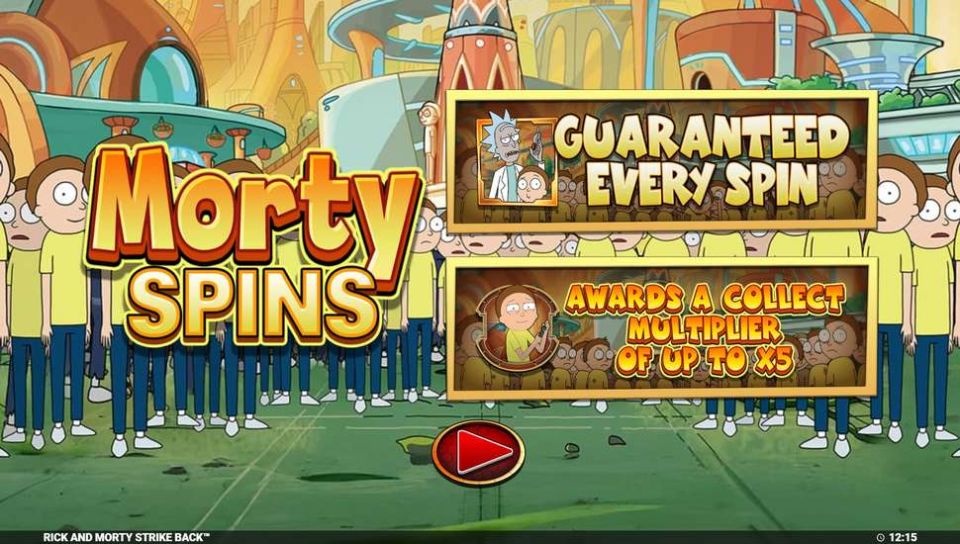 Rick and Morty Strikes Back slot Morty Spins