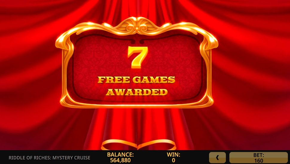 Riddle of Riches Mystery Cruise slot Free Games Bonus