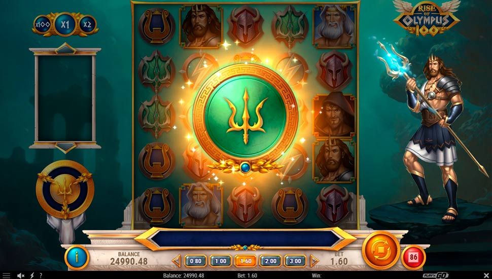 Rise of Olympus 100 slot Hand of God