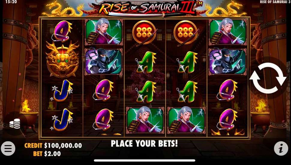 Rise of Samurai III slot mobile