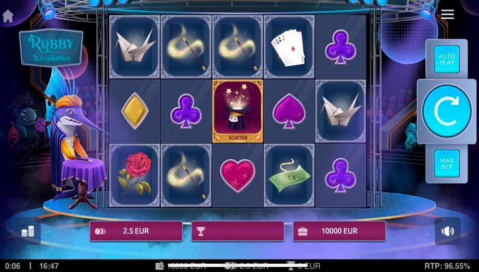 Robby the illusionist slot mobile