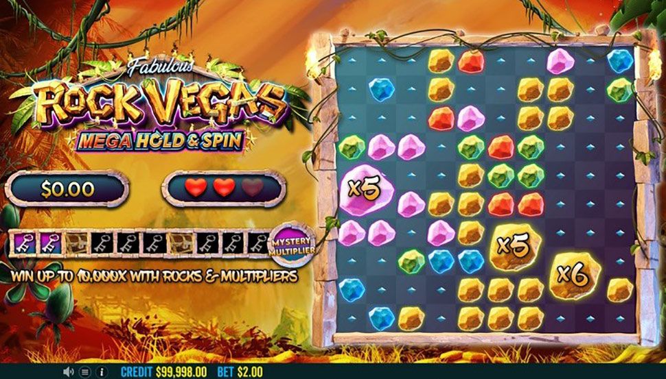 Rock Vegas Slot - Hold and Win