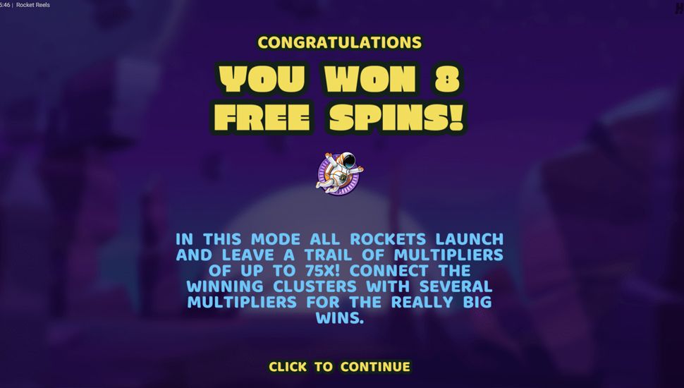 Rocket Reels Online Slot – Free Spins Bonus Round