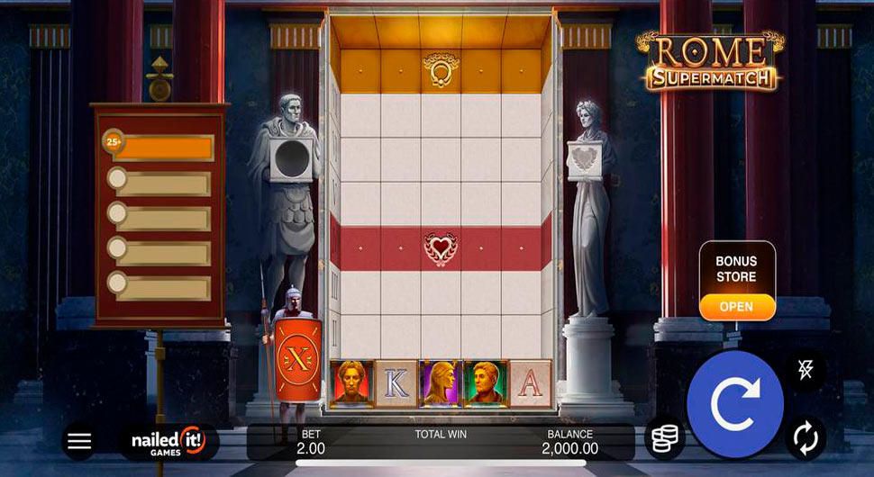 Rome Supermatch slot mobile