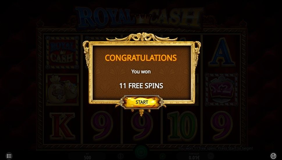 Royal cash slot - feature