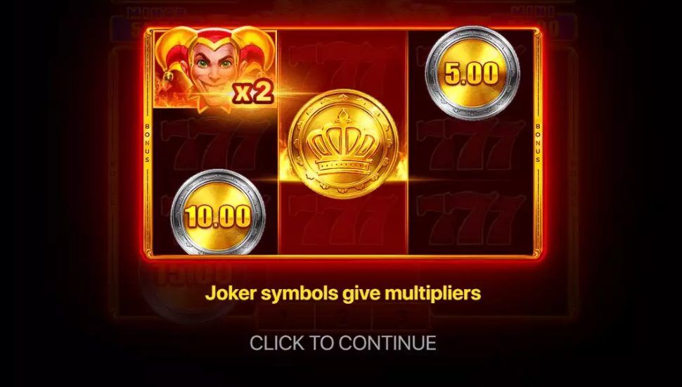 Royal Joker Hold and Win slot - feature