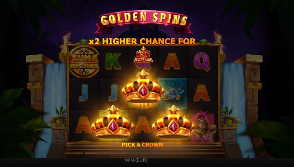 Royal League Zuma Riches Slot - Golden Spins