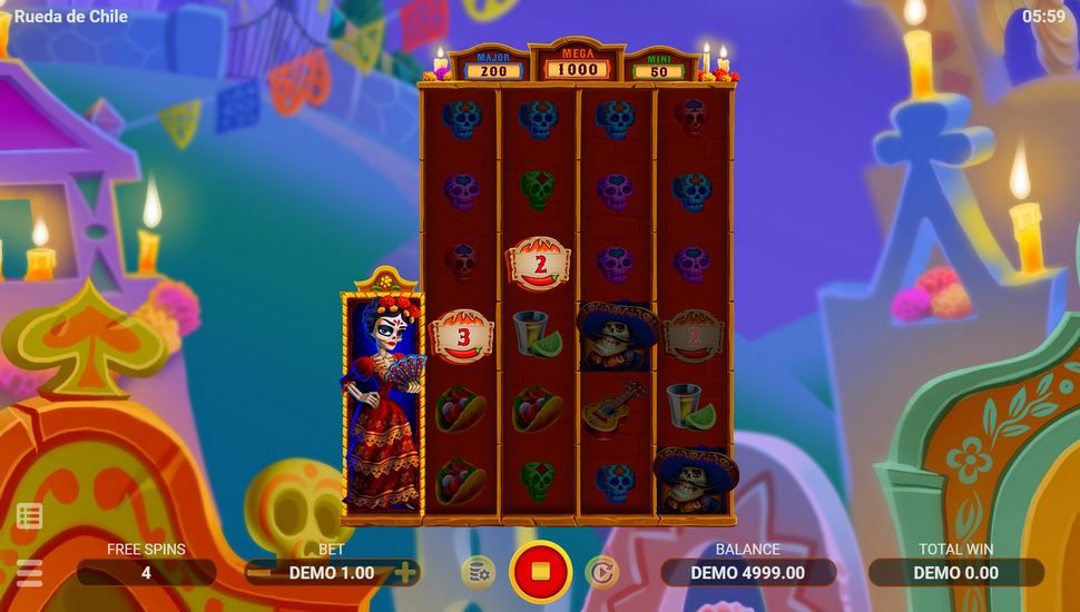 Rueda de Chile Slot - Katrina's Magic Feature