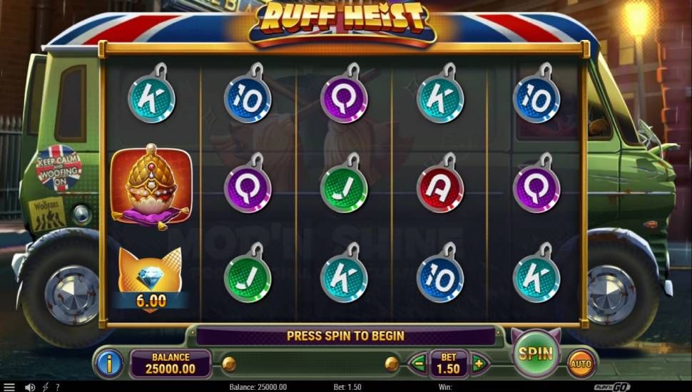 Ruff Heist slot - gameplay