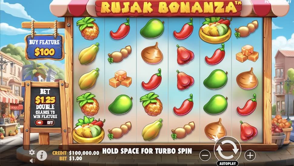 Rujak Bonanza slot Gameplay