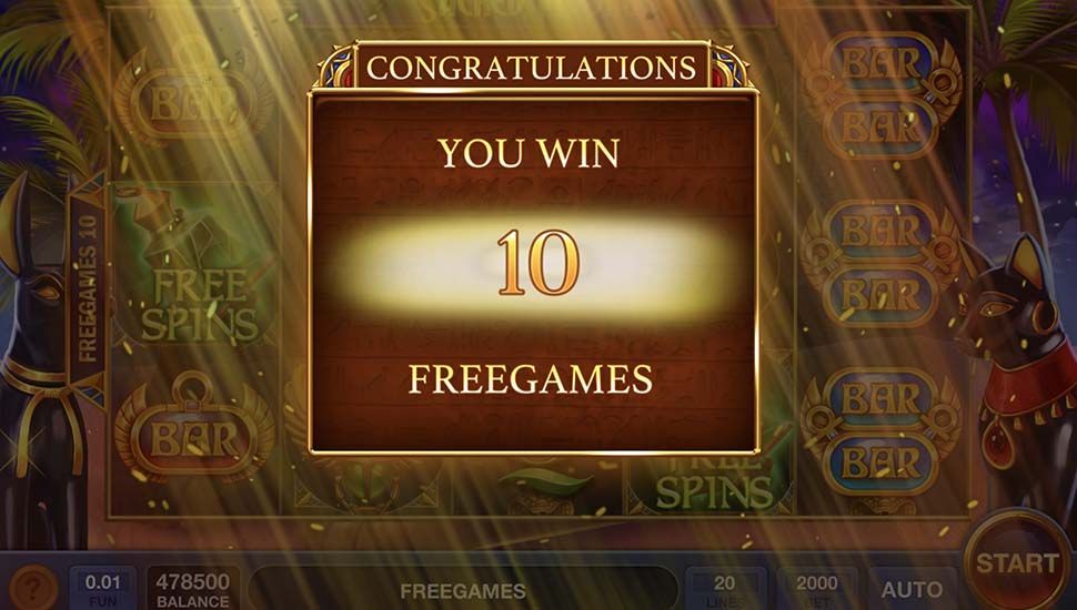 Sacred Papyrus slot free spins