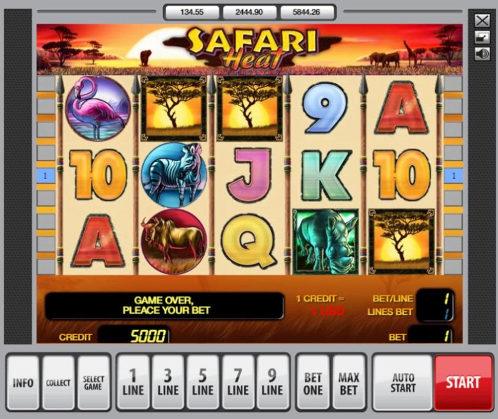 free slot game safari heat