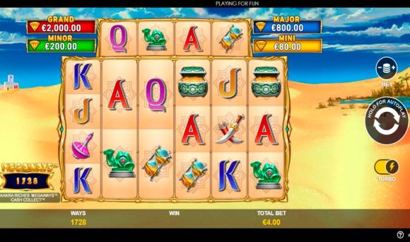 Sahara Riches Megaways Cash Collect